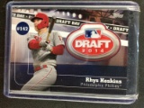 2020 TOPPS BASEBALL RHYS HOSKINS DRAFT DAY MEDALLION 2014 PHILADELPHIA PHILLIES