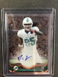 2013 TOPPS CHROME DION JORDAN AUTOGRAPH SIGNED ROOKIE CARD RC MIAMI DOLPHINS