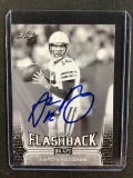 2020 LEAF DRAFT AARON RODGERS 2005 FLASHBACK AUTHENTIC AUTOGRAPH CARD W/ PRO CERT COA