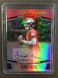 2017 PANINI CERTIFIED JEROD EVANS MIRROR RED AUTOGRAPH SIGNED CARD #D 21/75 EAGLES