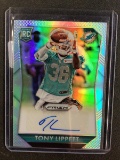 2015 PANINI PRIZM TONY LIPPETT SILVER PRIZM AUTOGRAPH SIGNED ROOKEI CARD RC MIAMI DOLPHINS