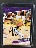 2020 PANINI PRESTIGE ANTHONY DAVIS AUTHENTIC AUTOGRAPH SIGNED CARD LAKERS RED CARPET COA