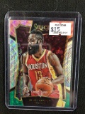 2015-16 PANINI SELECT JAMES HARDEN RARE TRI-COLOR PRIZM HOUSTON ROCKETS BV $$