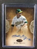 2019 TOPPS TIER ONE BLAKE TREINEN AUTHENTIC AUTOGRAPH SIGNED CARD #'D 028/299 ATHLETICS