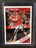 2018 PANINI DONRUSS MIKE TROUT AUTHENTIC AUTOGRAPHED SIGNED CARD W/ PRO CERT COA ANGELS