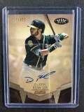 2019 TOPPS TIER ONE DUSTIN FOWLER AUTHENTIC AUTOGRAPH SIGNED CARD #'D 167/250 ATHLETICS