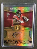 2017 PANINI GOLD STANDARD MOHAMED SANU AUTHENTIC AUTOGRAPH SIGNED GOLD SCRIPTS HOLO #D/99