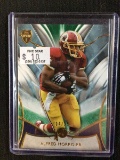 2014 TOPPS SUPREME ALFRED MORRIS EMERALD SSP #'D 04/25 ONLY 25 MADE WASHINGTON REDSKINS