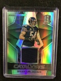 2017 PANINI SPECTRA BRIAN URLACHER GAME USED JERSEY RELIC CARD #'D 091/199 CHICAGO BEARS HOF