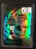 2021 PANINI ILLUSIONS DEVONTA SMITH RARE EMERALD HOLOFOIL ROOKIE CARD RC PHILADELPHIA EAGLES