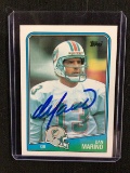 1988 TOPPS #190 DAN MARINO AUTHENTIC AUTOGRAPH SIGNED CARD W/ RED CARPET AUTHENTICS COA