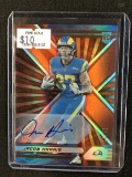 2021 PANINI XR JACOB HARRIS AUTOGRAPH SIGNED ROOKIE CARD RC ORANGE #'D 36/49 RAMS