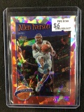 2019-20 PANINI HOOPS PREMIUM STOCK ALLEN IVERSON CRACKED RED ICE PRIZM TRIBUTE CARD 76ERS