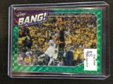 2020-21 PANINI MOSAIC KYRIE IRVING BANG! GREEN MOSAIC PRIZM 2016 FINALS 3 PT SHOT CAVALIERS