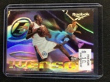 1997-98 SKYBOX PREMIUM ALLEN IVERSON REEBOK HOLOFOIL PROMOTION CARD BV $$