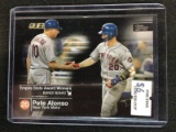 2020 TOPPS PETE ALONSO EMPIRE STATE AWARD WINNERS RARE INSERT CARD #'D 111/299 NY METS