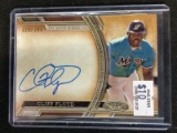 2015 TOPPS TIER ONE CLIFF FLOYD CERTIFIED AUTHENTIC AUTOGRAPH SIGNED CARD #D 322/399 MARLINS