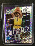 2019-20 PANINI MOSAIC ANTHONY DAVIS GOT GAME SILVER MOSAIC PRIZM INSERT LOS ANGELES LAKERS