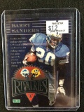 1997 PRO LINE RIVALRIES BARRY SANDERS VS REGGIE WHITE RARE 90S INSERT BV $$