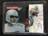 1995 PINNACLE DAN MARINO CLEAR SHOTS ACETATE INSERT CARD RARE 90S INSERT BV $$ DOLPHINS