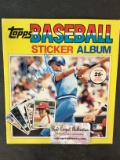 George Brett autographed topps baseball stick album with Coa