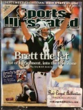 Brett Favre New York Jets Autographed Sports Illustrated Magazine with Coa