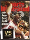 Michael Jordan Chicago Bulls Autographed Sports Illustrated magazine with Coa