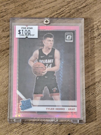 Tyler Herro Pink Pulsar Optic Rated Rookie
