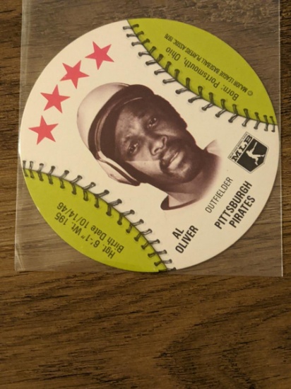 Al Oliver 1976 MSA Disc Isaly's Sweet William
