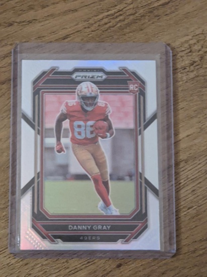 2022 Panini Prizm -Silver -Danny Gray RC -49ers