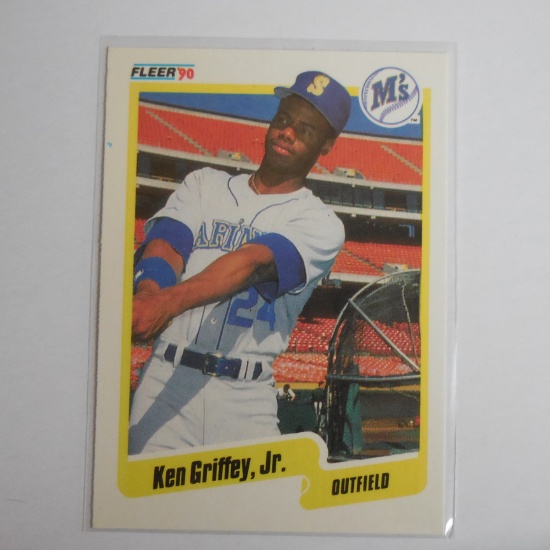 1990 FLEER BASEBALL KEN GRIFFEY JR SEATTLE MARINERS