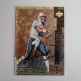 1998 UPPER DECK UD BLACK DIAMOND DAN MARINO AUTOGRAPH SIGNED CARD W/ RED CARPET COA