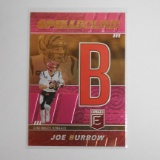 2022 PANINI DONRUSS ELITE JOE BURROW SPELLBOUND B PINK FOIL CINCINNATI BENGALS