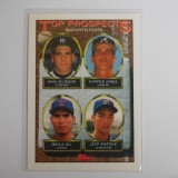 1993 TOPPS BASEBALL CHIPPER JONES TOP PROSPECT ROOKIE CARD RC BRAVES