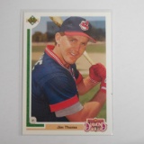 1991 UPPER DECK FINAL EDITION - JIM THOME ROOKIE CARD RC CLEVELAND INDIANS HOF