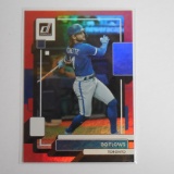 2022 PANINI DONRUSS BO BICHETTE BO FLOWS RED HOLOFOIL BLUE JAYS