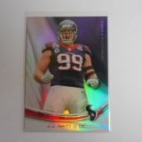 2013 TOPPS PLATINUM JJ WATT HOLOFOIL REFRACTOR HOUSTON TEXANS