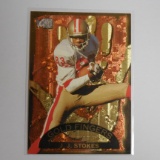 1996 FLEER METAL - J.J. STOKES GOLD FINGERS FOIL 49ERS BV $$