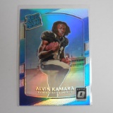 2017 PANINI DONRUSS OPTIC ALVIN KAMARA SILVER PRIZM RATED ROOKIE CARD RC NEW ORLEANS SAINTS
