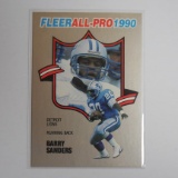 1990 FLEER FOOTBALL - BARRY SANDERS FLEER ALL PRO DETROIT LIONS