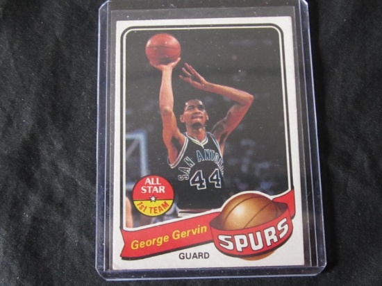1979-80 TOPPS GEORGE GERVIN ALL-STAR SPURS