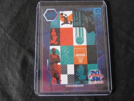 2021 UPPER DECK SPACE JAM LEBRON JAMES CHECKERBOARD