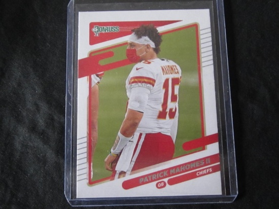 2021 DONRUSS PATRICK MAHOMES SP MASK VARIATION CHIEFS