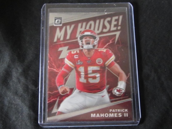 2020 DONRUSS OPTIC PATRICK MAHOMES MY HOUSE CHIEFS