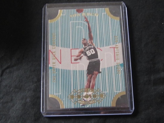 1996 UPPER DECK DAVID ROBINSON FAST BREAK DIE CUT SPURS