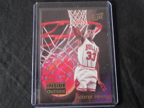 1993-94 FLEER SCOTTIE PIPPEN INSIDE OUTSIDE BULLS