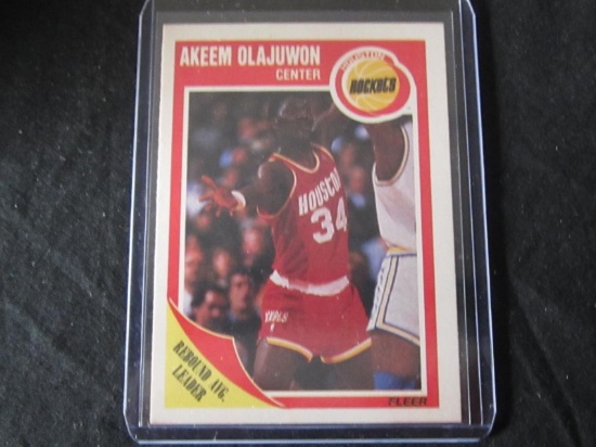 1989 FLEER AKKEM OLAJUWON REBOUND LEADERS ROCKETS