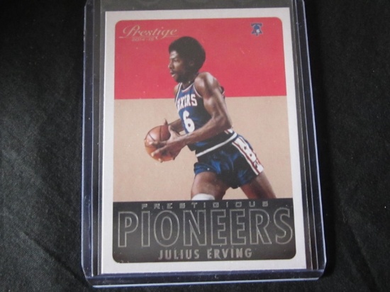 2014-15 PRESTIGE JULIUS ERVING PRESTIGIUOS PIONEERS 76ERS