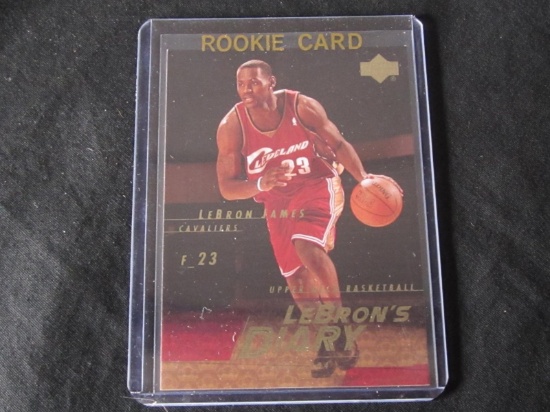 2003-04 UPPER DECK LEBRON JAMES RC LEBRONS DIARY CAVS