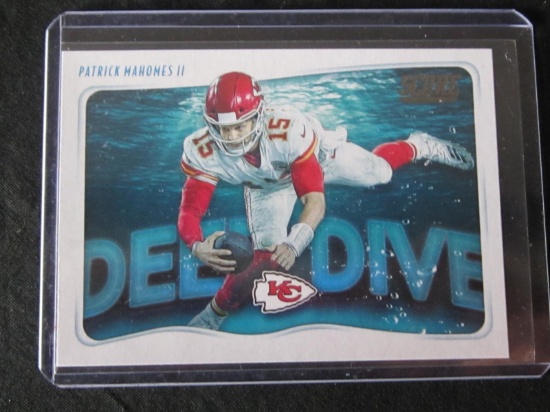 2020 SCORE PATRICK MAHOMES DEEP DIVE CHIEFS